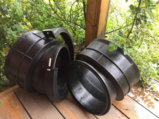 管道連接塑料窨井，有標高差怎么辦？